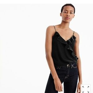 J crew PETITE VELVET GOING-OUT TOP